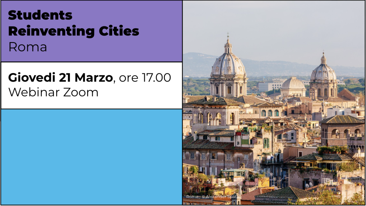 News In Rome Rome Launch Webinar | Students Reinventing Cities | News & Events ...
